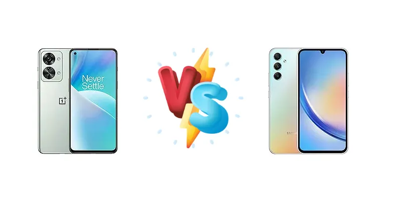 OnePlus Nord 2T vs Samsung Galaxy A34