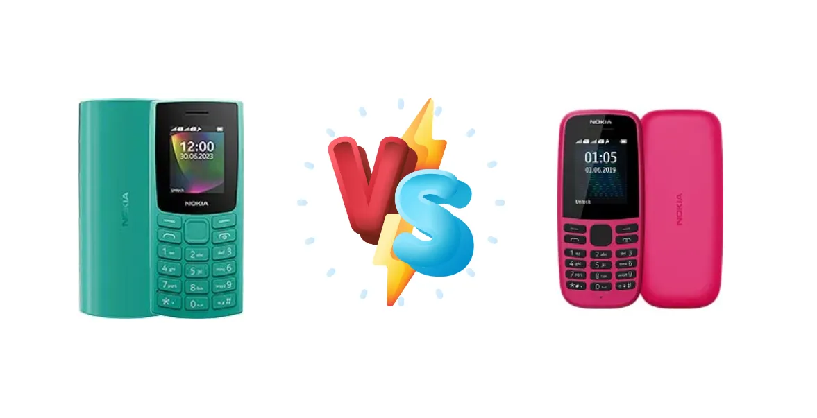Nokia 106 (2023) vs Nokia 105 (2019)