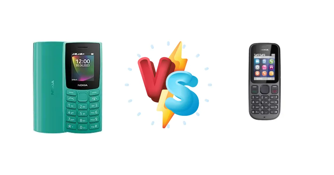 Nokia 106 (2023) vs Nokia 101