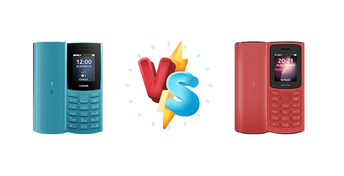 Nokia 105 4G (2023) vs Nokia 105 4G