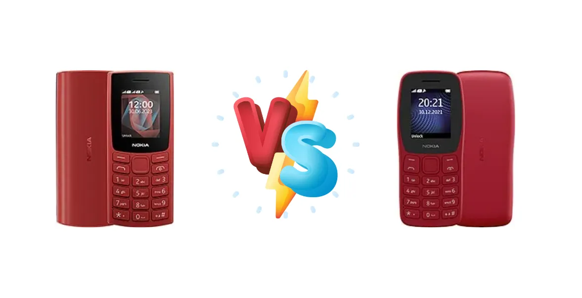 Nokia 105 (2023) vs Nokia 105+ (2022)