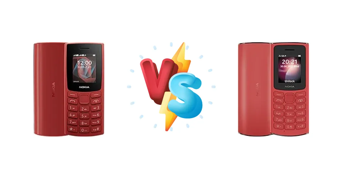 Nokia 105 (2023) vs Nokia 105 4G