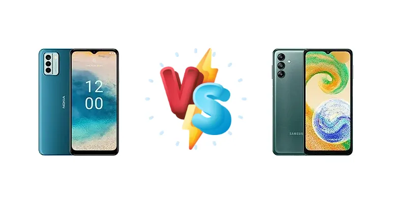 Nokia G22 vs Samsung Galaxy A04s