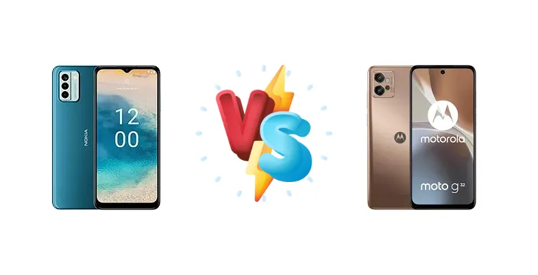 Nokia G22 vs Motorola Moto G32