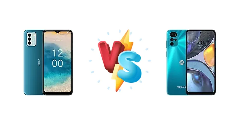 Nokia G22 vs Motorola Moto G22