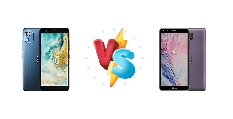 Nokia C02 vs Nokia C01 Plus