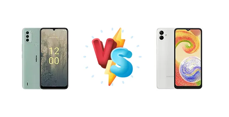 Nokia C31 vs Samsung Galaxy A04