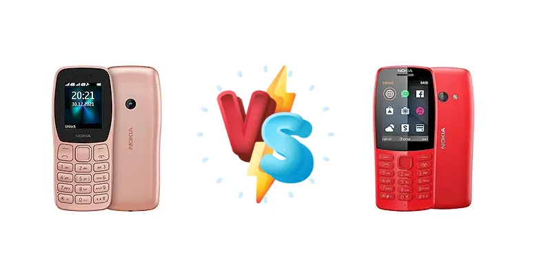 Nokia 110 (2022) vs Nokia 210