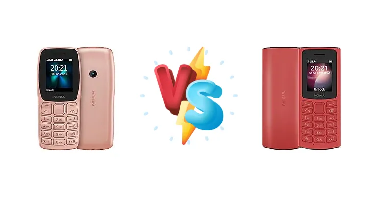 Nokia 110 (2022) vs Nokia 105 4G