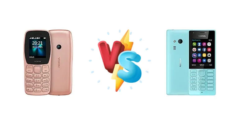 Nokia 110 (2022) vs Nokia 216