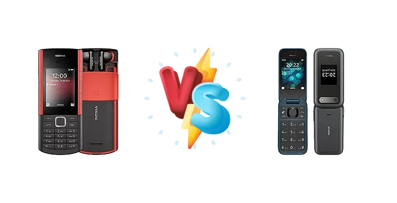 Nokia 5710 XpressAudio vs Nokia 2660 Flip