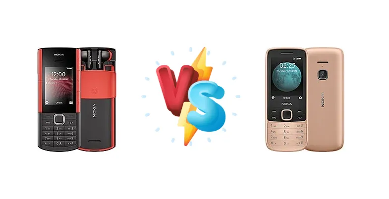 Nokia 5710 XpressAudio vs Nokia 225 4G