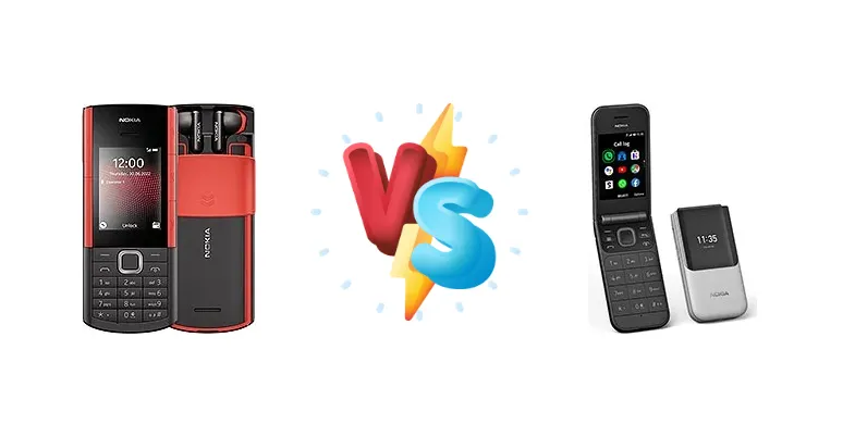 Nokia 5710 XpressAudio vs Nokia 2720 Flip