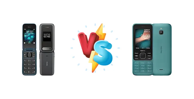 Nokia 2760 Flip vs Nokia 6300 4G