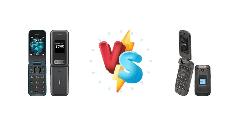 Nokia 2760 Flip vs Sonim XP3