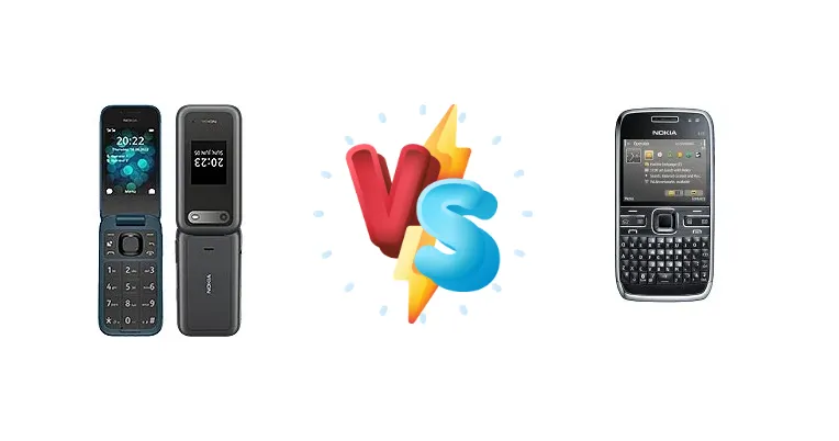 Nokia 2760 Flip vs Nokia E72