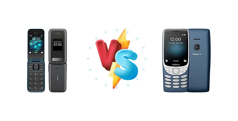 Nokia 2660 Flip vs Nokia 8210 4G