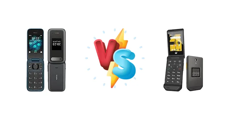 Nokia 2660 Flip vs Cat S22 Flip