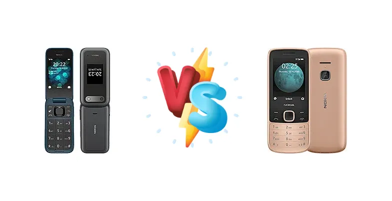 Nokia 2660 Flip vs Nokia 225 4G