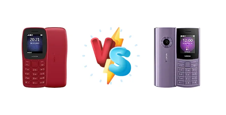 Nokia 105+ (2022) vs Nokia 110 4G (2023)