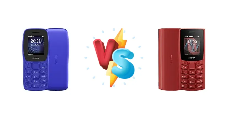 Nokia 105 (2022) vs Nokia 105 (2023)