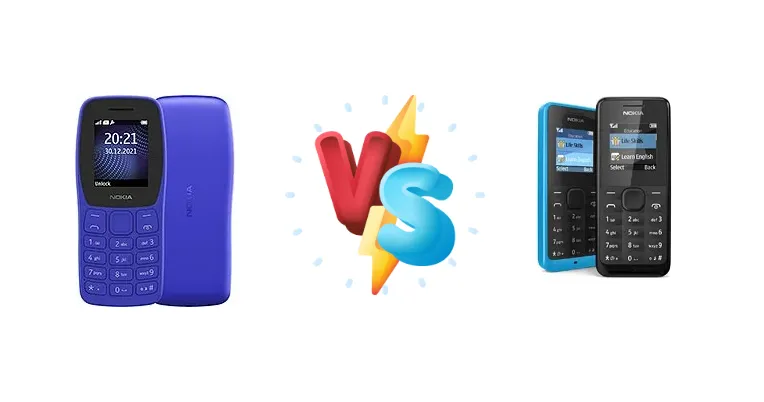 Nokia 105 (2022) vs Nokia 105