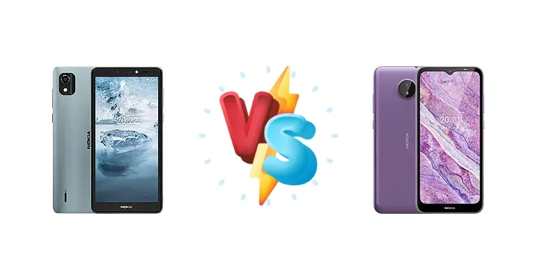 Nokia C2 2nd Edition vs Nokia C10