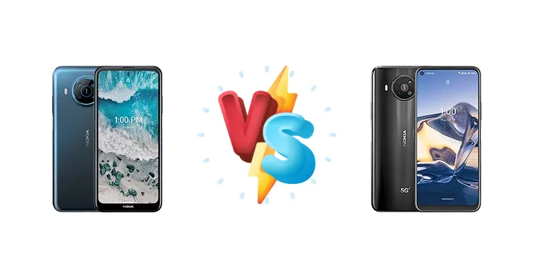 Nokia X100 vs Nokia 8 V 5G UW