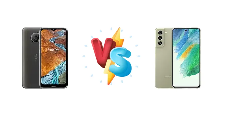 Nokia G300 vs Samsung Galaxy S21 FE 5G