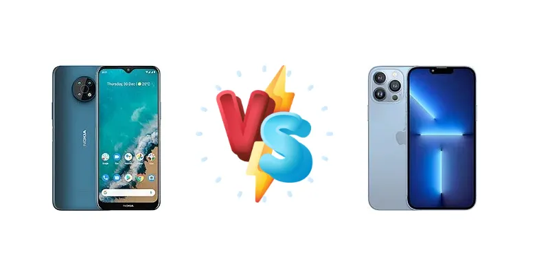 Nokia G50 vs Apple iPhone 13 Pro Max