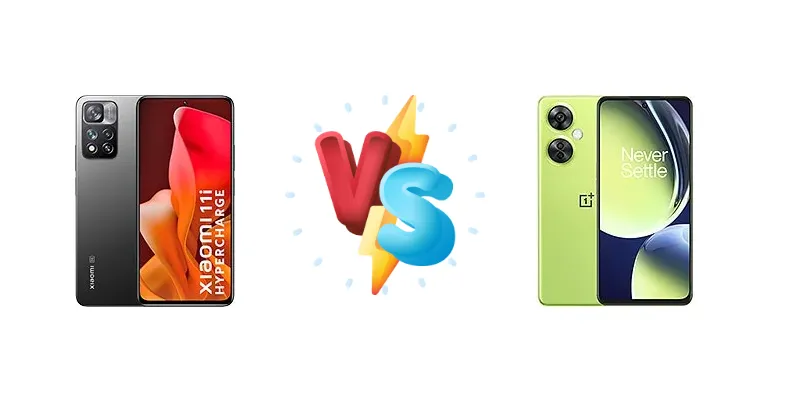 Xiaomi 11i HyperCharge 5G vs OnePlus Nord CE 3 Lite