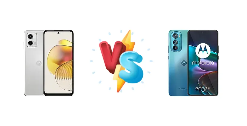 Motorola Moto G73 vs Motorola Edge 30