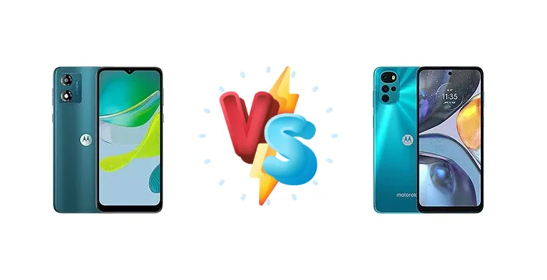 Motorola Moto E13 vs Motorola Moto G22