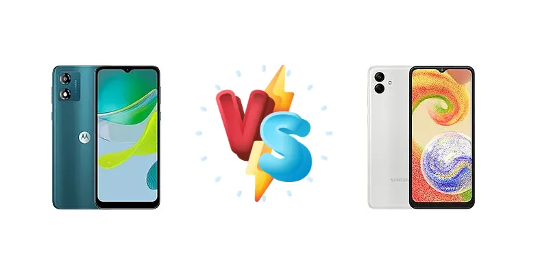 Motorola Moto E13 vs Samsung Galaxy A04