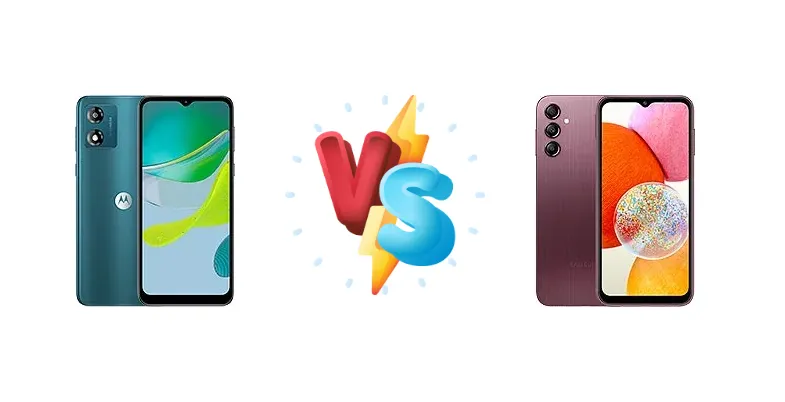 Motorola Moto E13 vs Samsung Galaxy A14