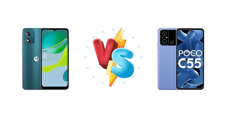 Motorola Moto E13 vs Xiaomi Poco C55