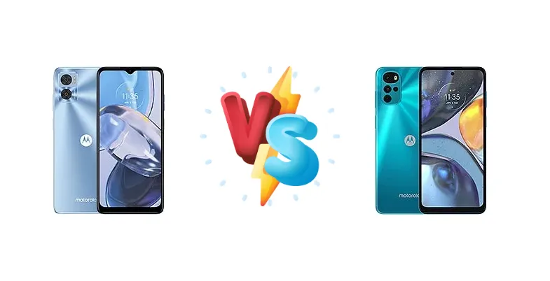 Motorola Moto E22 vs Motorola Moto G22
