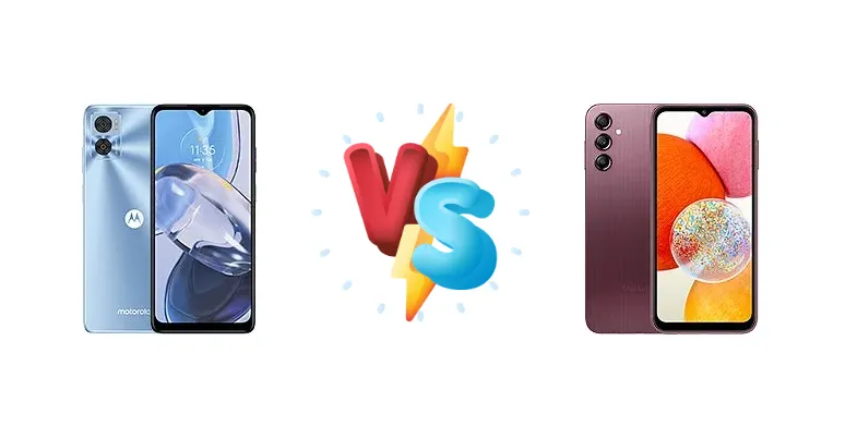 Motorola Moto E22 vs Samsung Galaxy A14