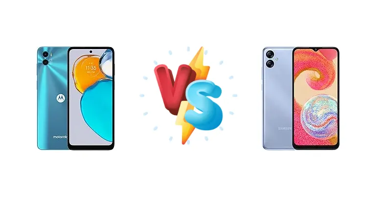 Motorola Moto E22s vs Samsung Galaxy A04e