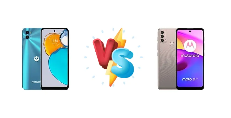 Motorola Moto E22s vs Motorola Moto E40