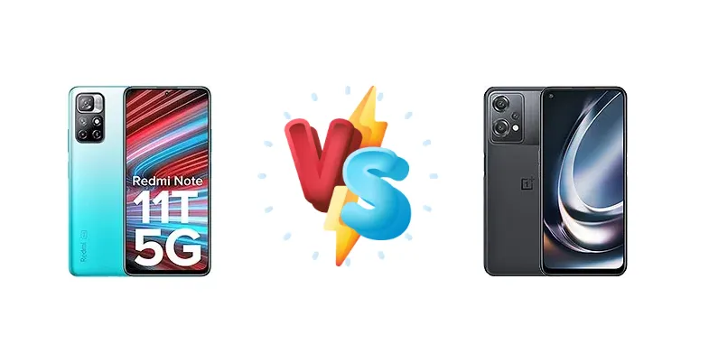 Xiaomi Redmi Note 11T 5G vs OnePlus Nord CE 2 Lite 5G