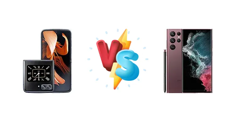 Motorola Razr 2022 vs Samsung Galaxy S22 Ultra 5G