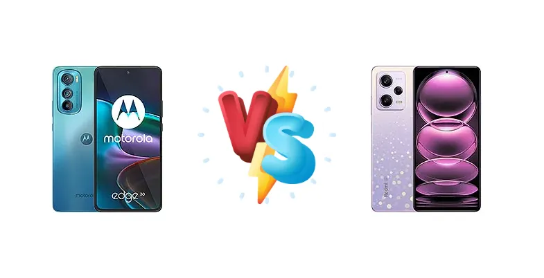 Motorola Edge 30 vs Xiaomi Redmi Note 12 Pro