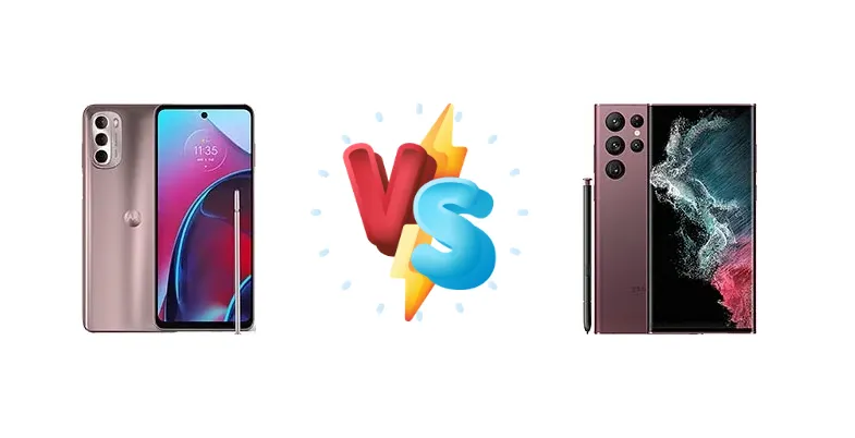 Motorola Moto G Stylus (2022) vs Samsung Galaxy S22 Ultra 5G