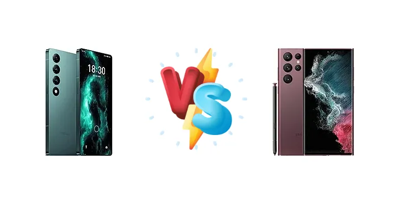 Meizu 20 Infinity vs Samsung Galaxy S22 Ultra 5G