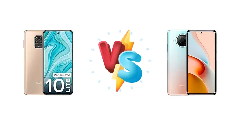Xiaomi Redmi Note 10 Lite vs Xiaomi Redmi Note 9 Pro 5G
