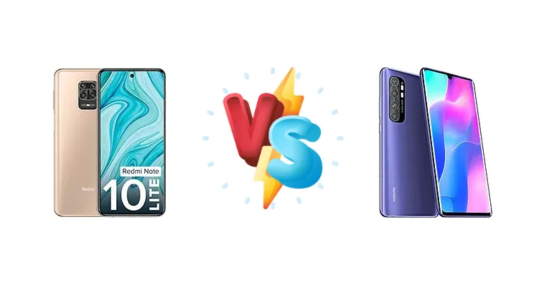Xiaomi Redmi Note 10 Lite vs Xiaomi Mi Note 10 Lite