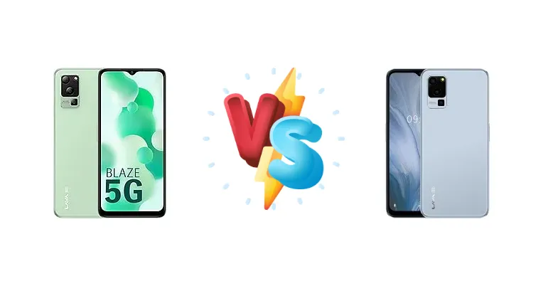 Lava Blaze 1X vs Lava Blaze 5G