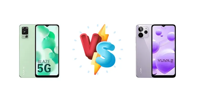 Lava Blaze 1X vs Lava Yuva 2 Pro