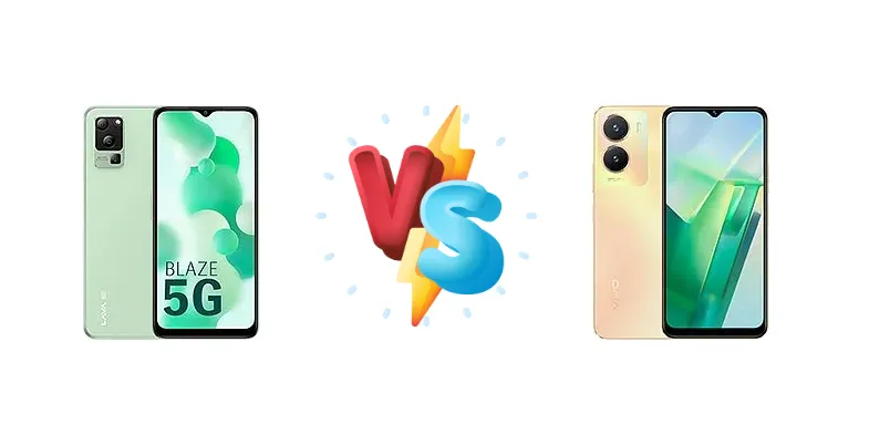 Lava Blaze 1X vs vivo T2x (India)